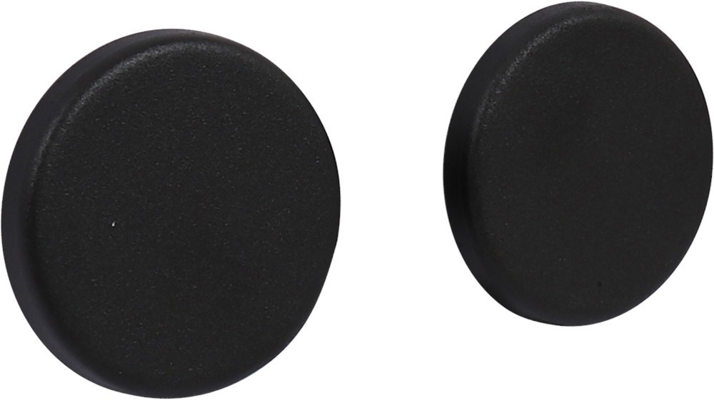 blindrozet aluminium mat zwart oxloc