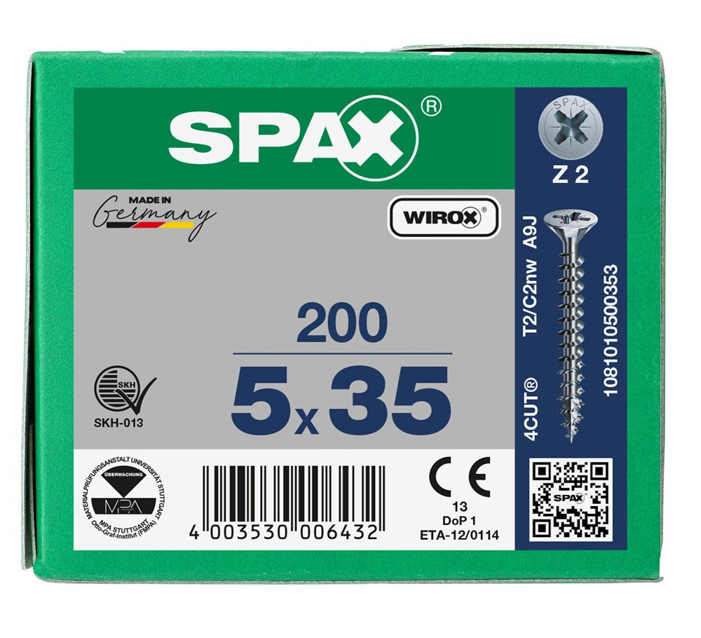 spaanplaatschroef wirox spax-7