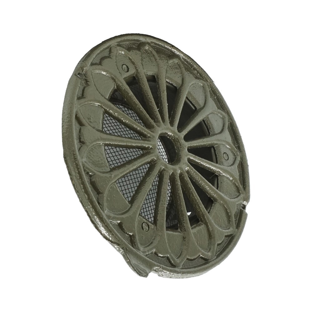 ventilatierooster aluminium brons weha