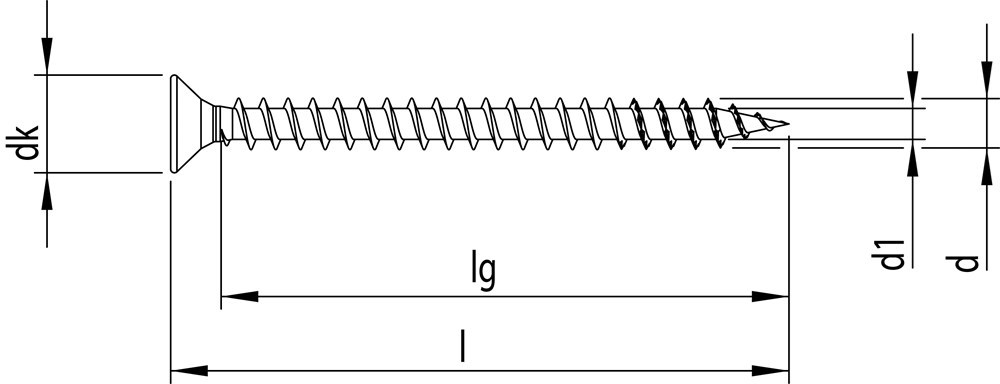 spaanplaatschroef verzinkt heco-3
