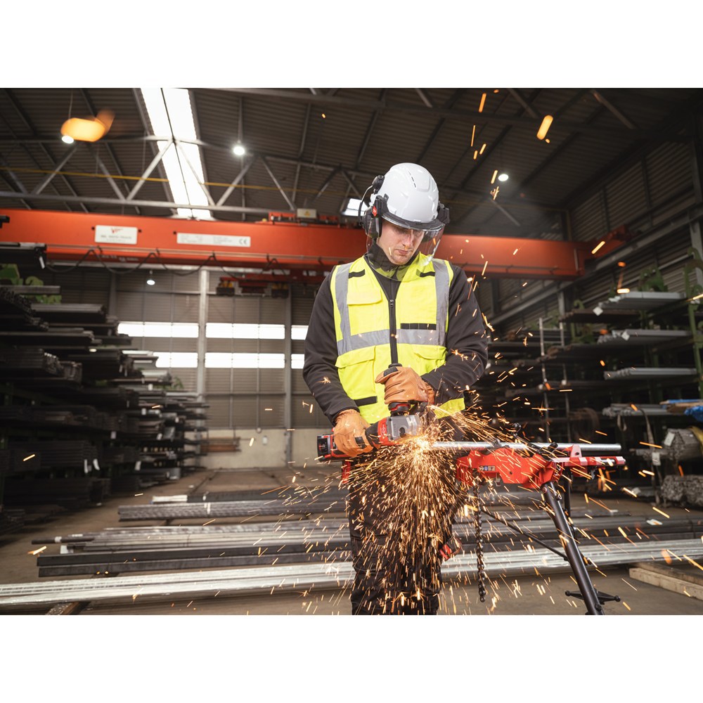 accu haakse slijper milwaukee 125mm-17