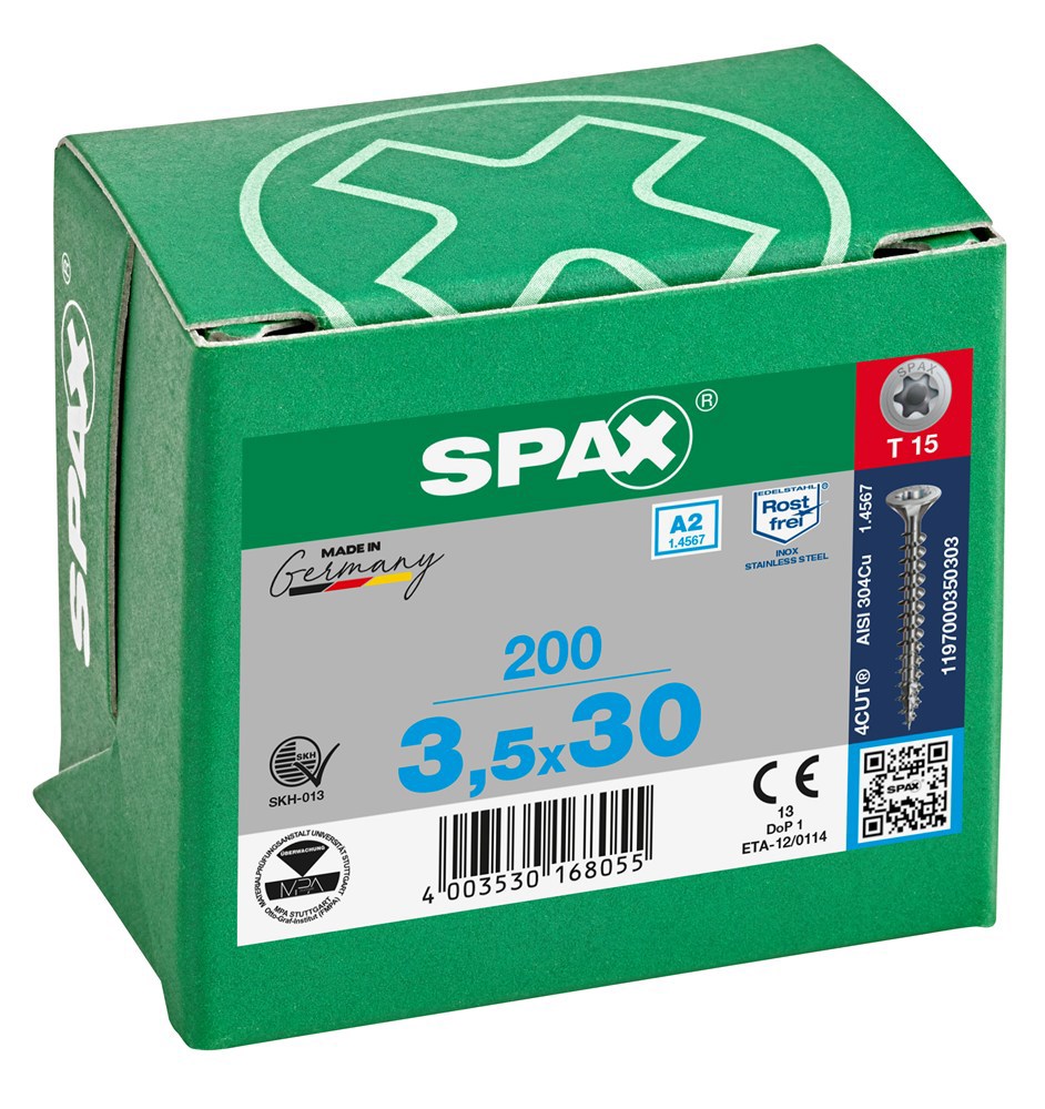 spaanplaatschroef rvs a2 spax-5
