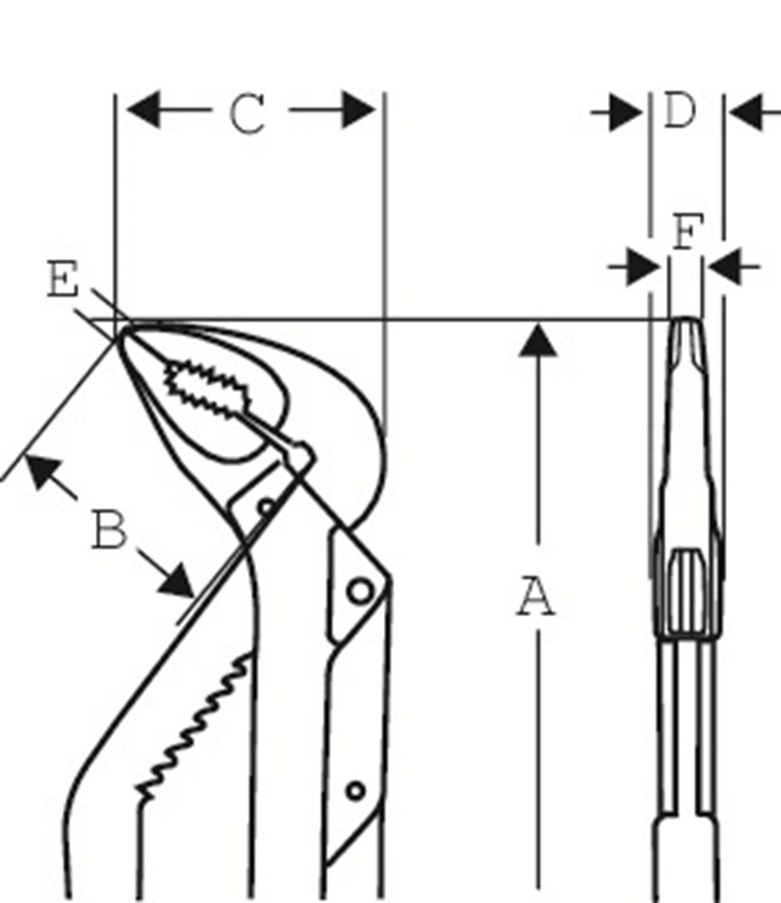 waterpomptang bahco ergo-3