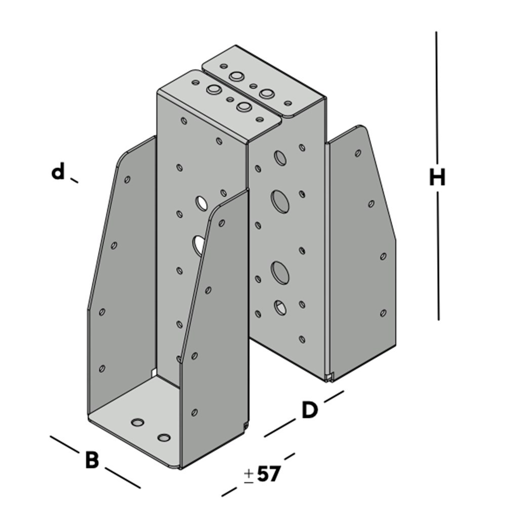balkdrager gbs dubbel sv-4