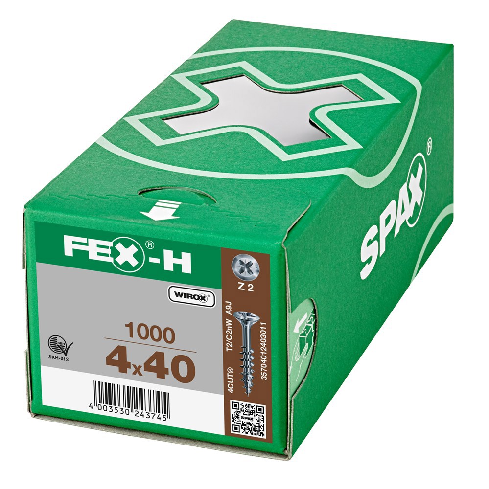 spaanplaatschroef wirox spax-6