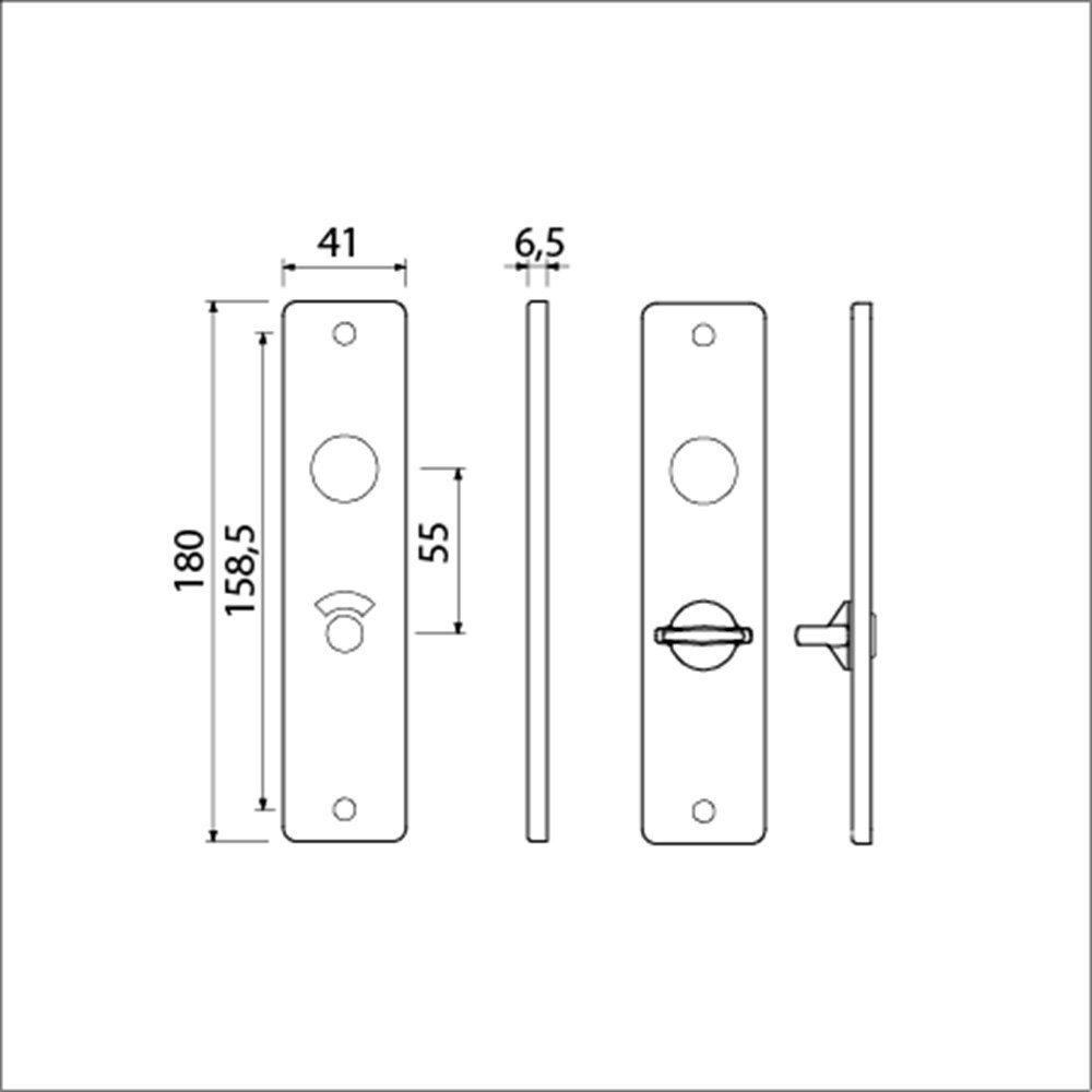 kortschild aluminium f2 ami-3