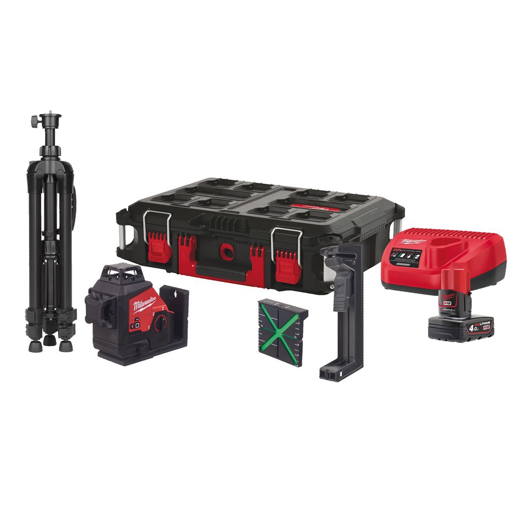 accu kruislijnlaser groen milwaukee