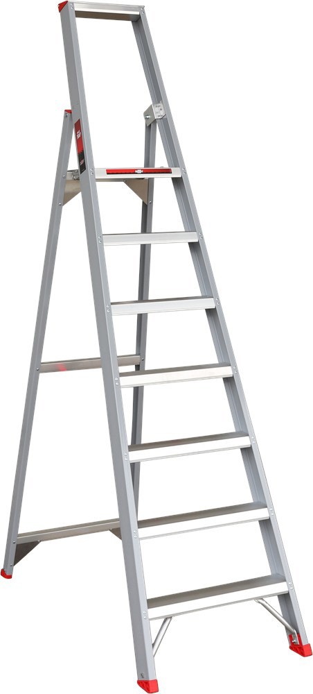 plateautrap aluminium ongecoat kelfort
