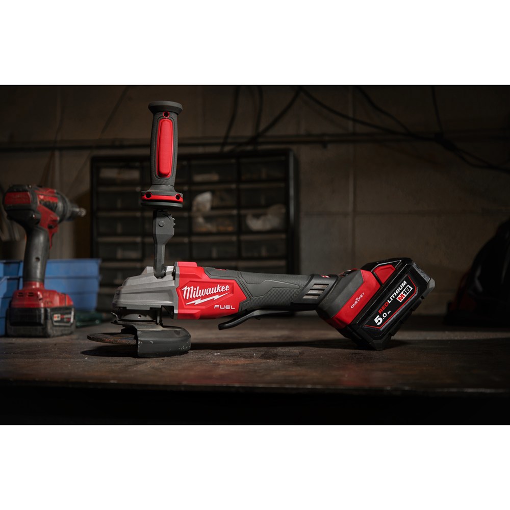accu haakse slijper milwaukee 125mm-15