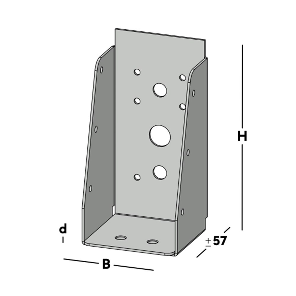 balkdrager gbs zonder lip sv-3
