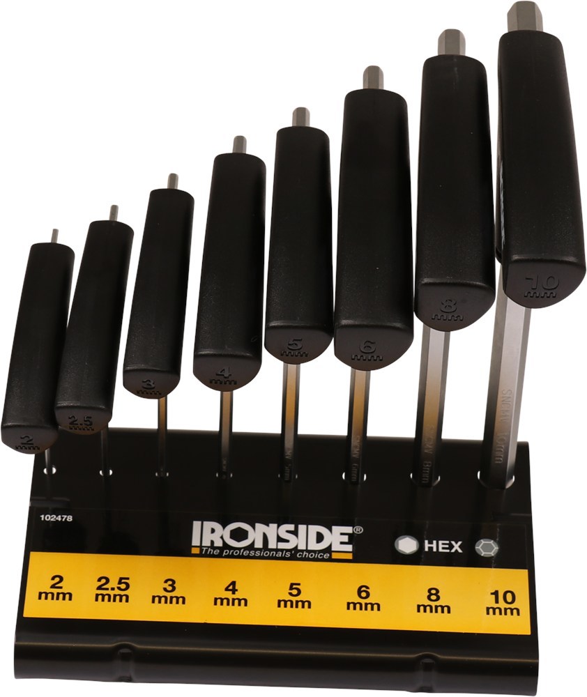 inbussleutelset kogel met rek ironside-3