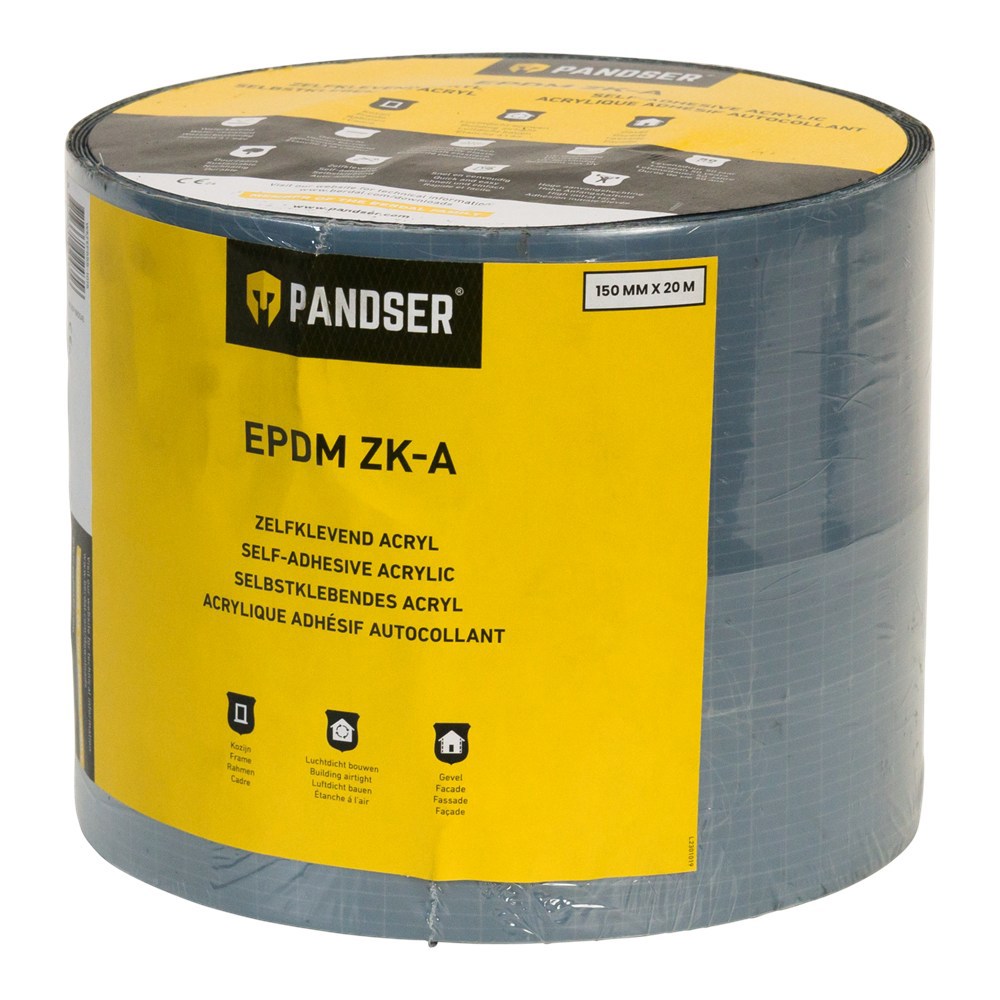 stroken epdm folie zwart pandser acryl