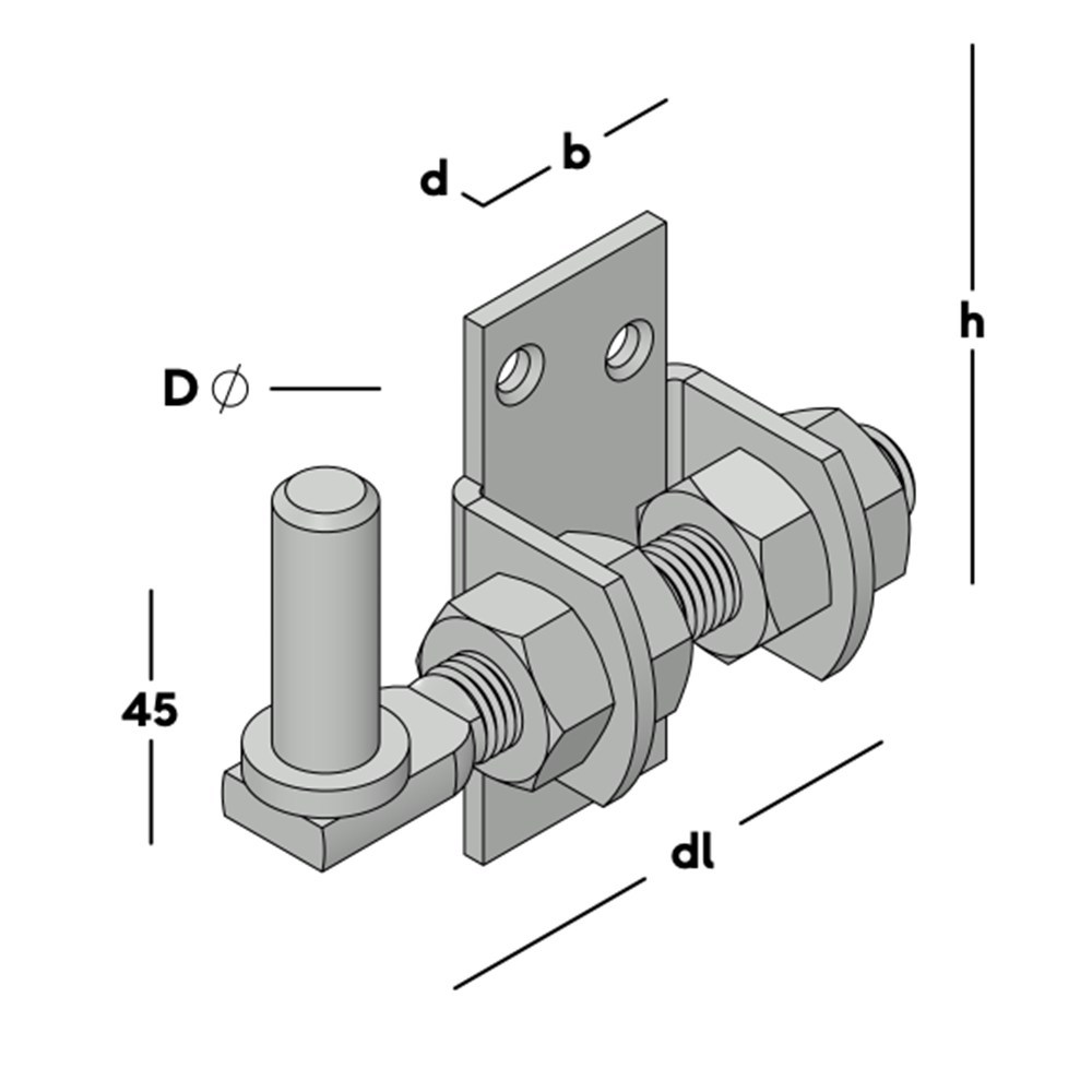 plaatduim verstelbaar thvz-3