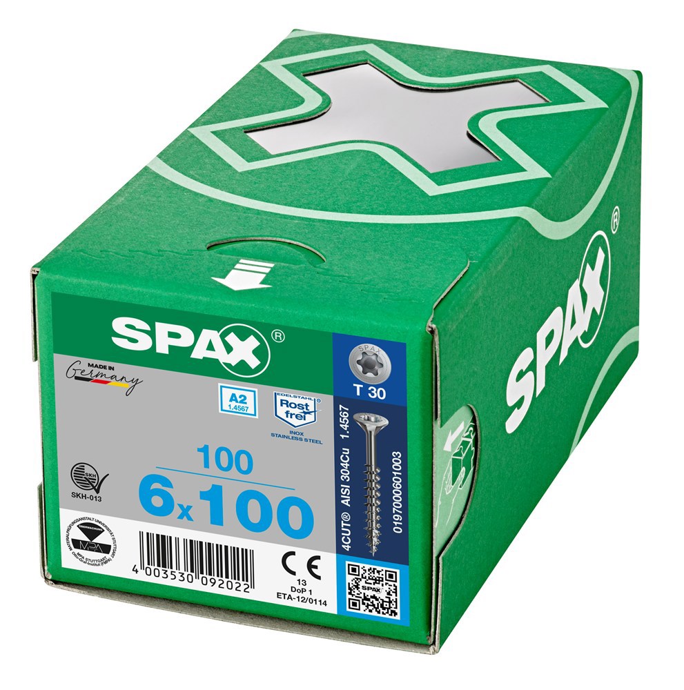 spaanplaatschroef rvs a2 spax-6
