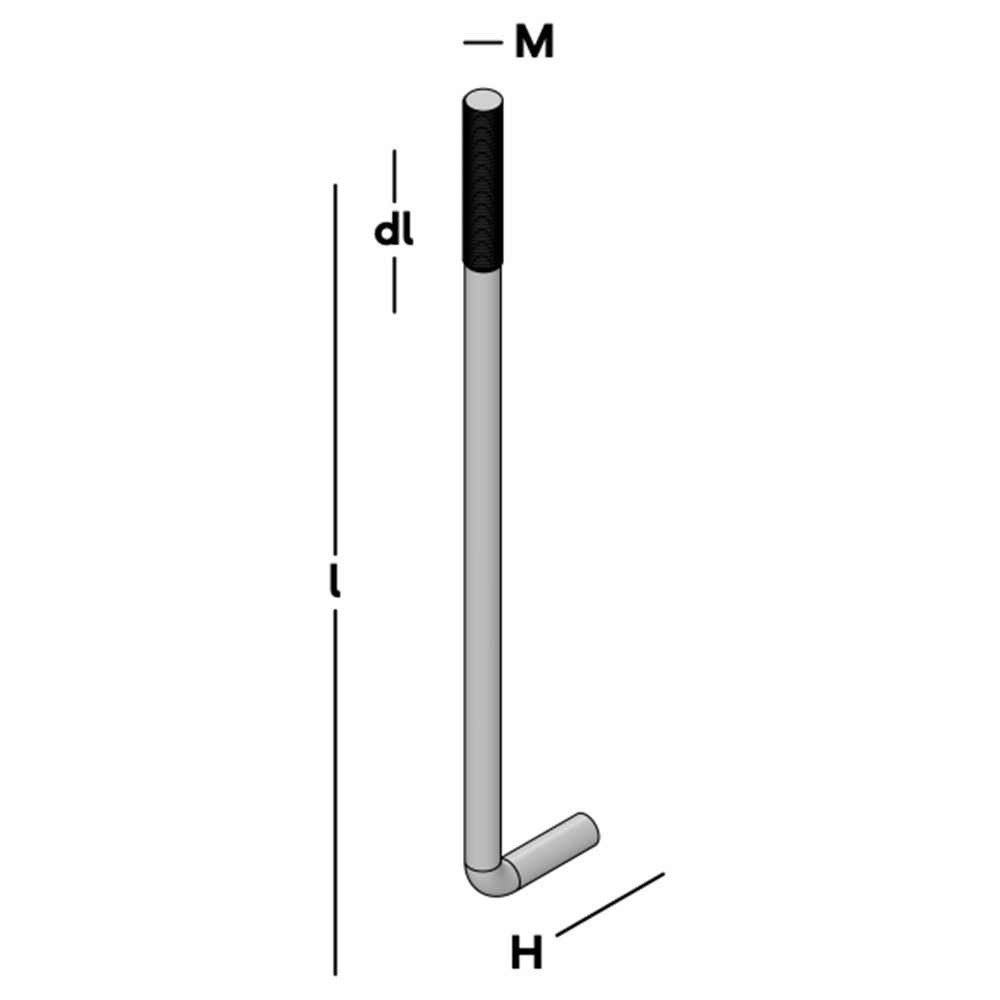 muurplaatanker met haak elvz-3