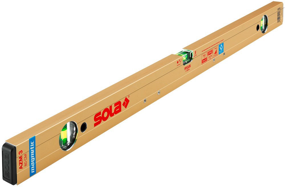 waterpas magnetisch aluminium sola