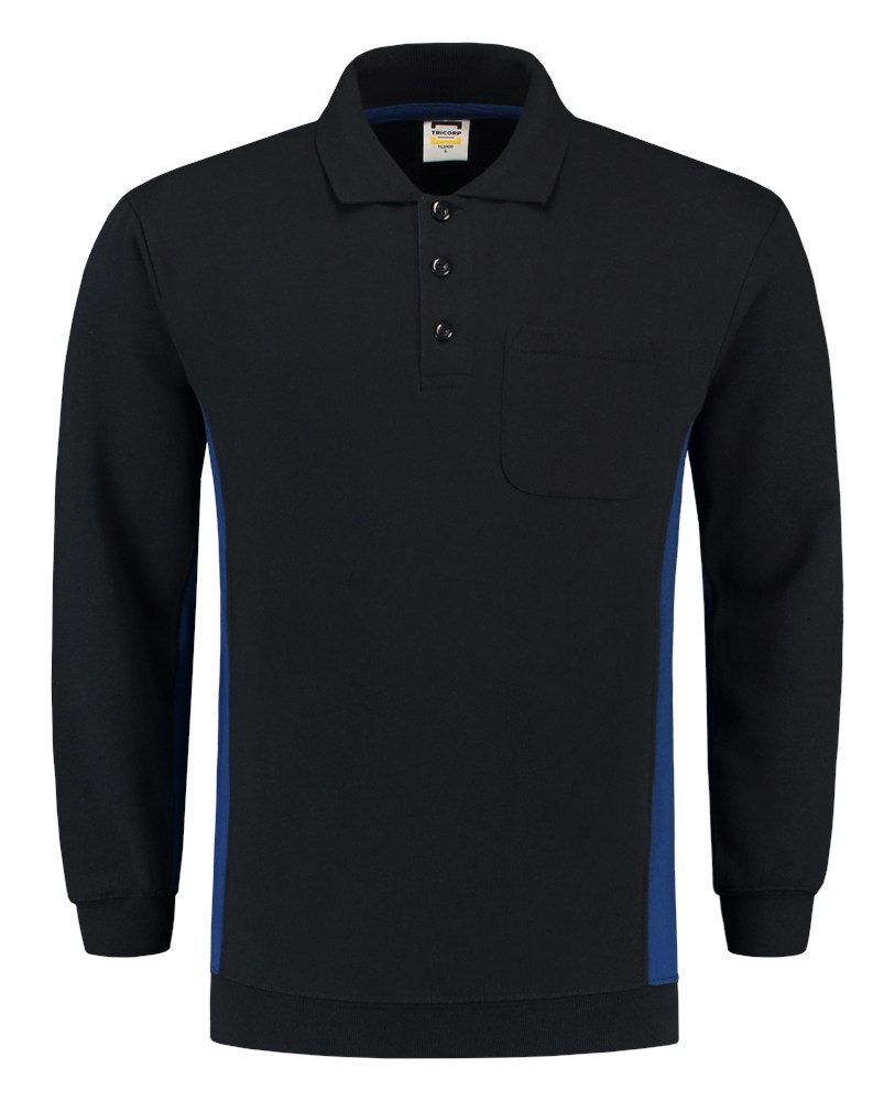 polosweater bicolor borstzak tricorp-4