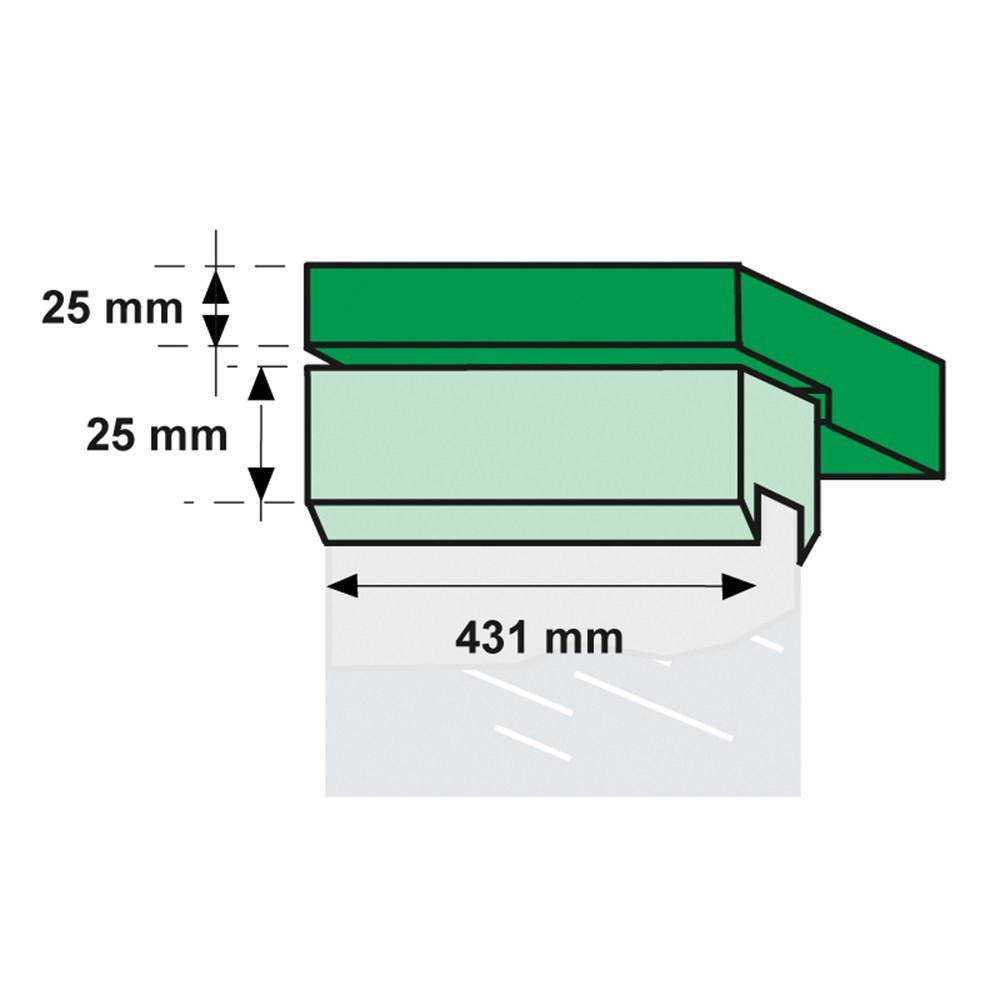 telescoop uitzetter staalgrijs/grijs axa-3