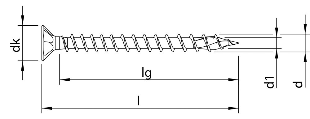 spaanplaatschroef verzinkt heco-3