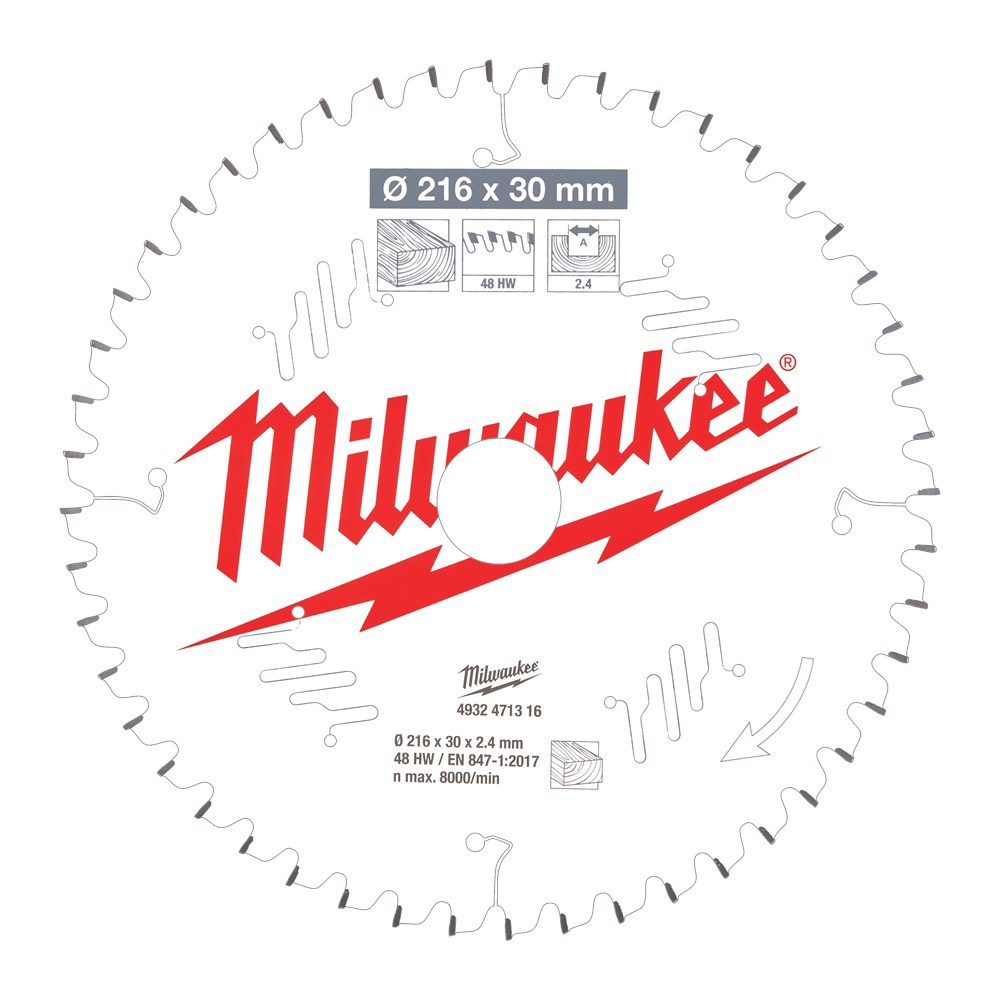 cirkelzaagblad hm milwaukee