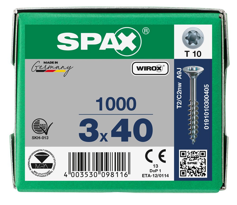 spaanplaatschroef wirox spax-7