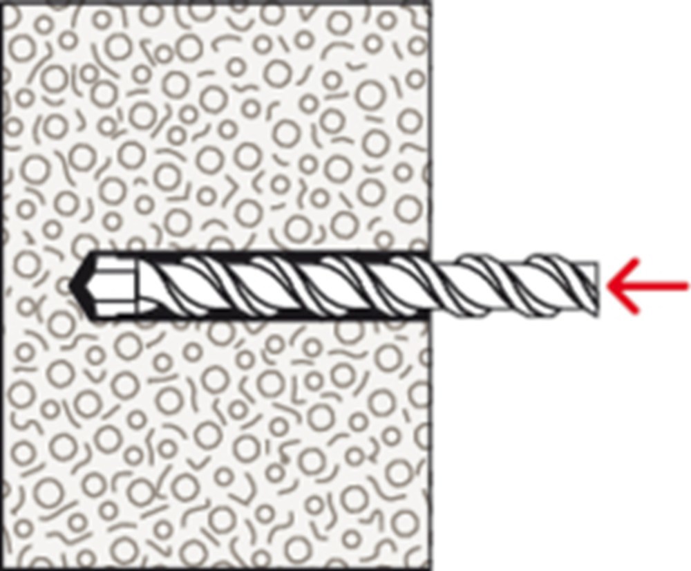 gasbetonplug nylon fischer-9